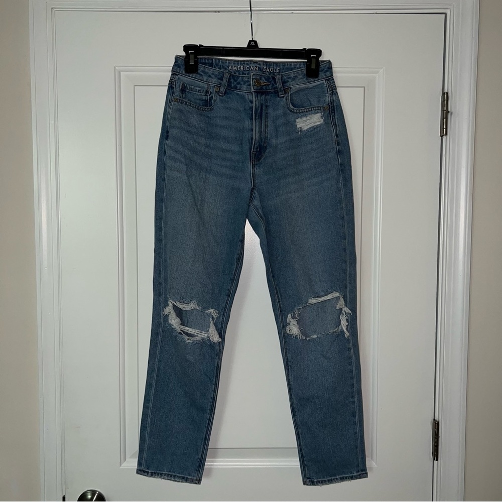 American Eagle Outfitters Blue Ripped Women’s Jeans